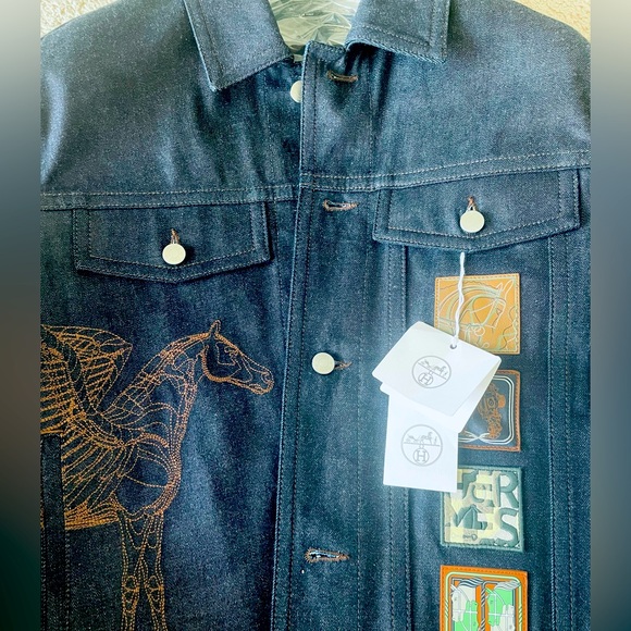 Hermes denim jacket - Picture 2 of 9